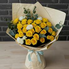 Букет цветов из:  Розы в Посёлок Раменской Агрохимстанции