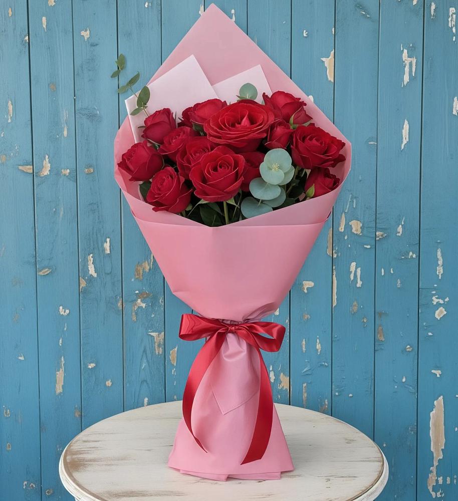 Букет цветов из: Розы в Посёлок Раменской Агрохимстанции