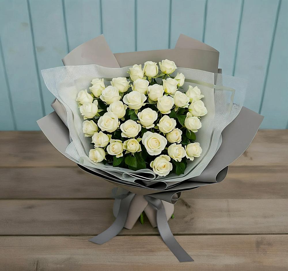 Букет Белоснежная нежность в Посёлок Раменской Агрохимстанции