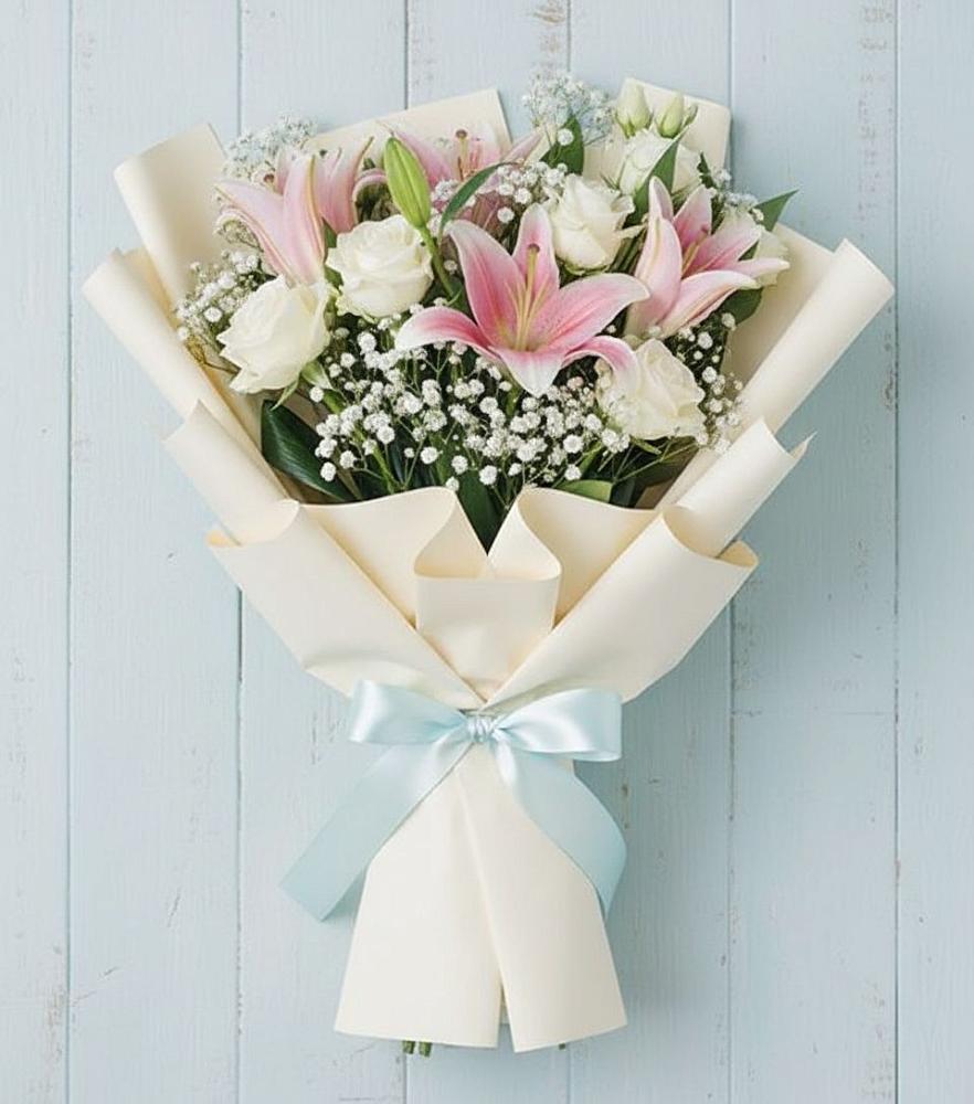 Букет цветов из: Лилии в Посёлок Раменской Агрохимстанции