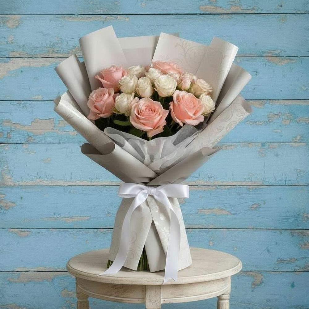 Букет цветов из: Розы в Посёлок Раменской Агрохимстанции