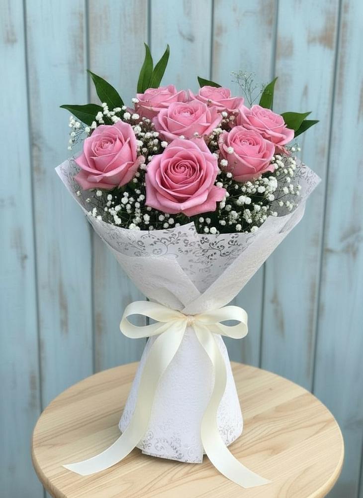 Букет цветов из: Розы в Посёлок Раменской Агрохимстанции