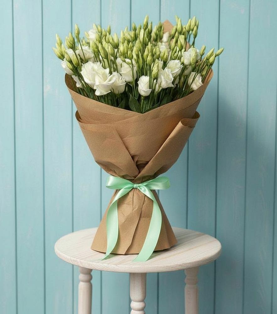 Букет цветов из: Лизиантусы в Посёлок Раменской Агрохимстанции