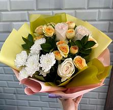 Букет цветов из:  Розы и Хризантемы #REPLACE_PRED# Посёлок Раменской Агрохимстанции