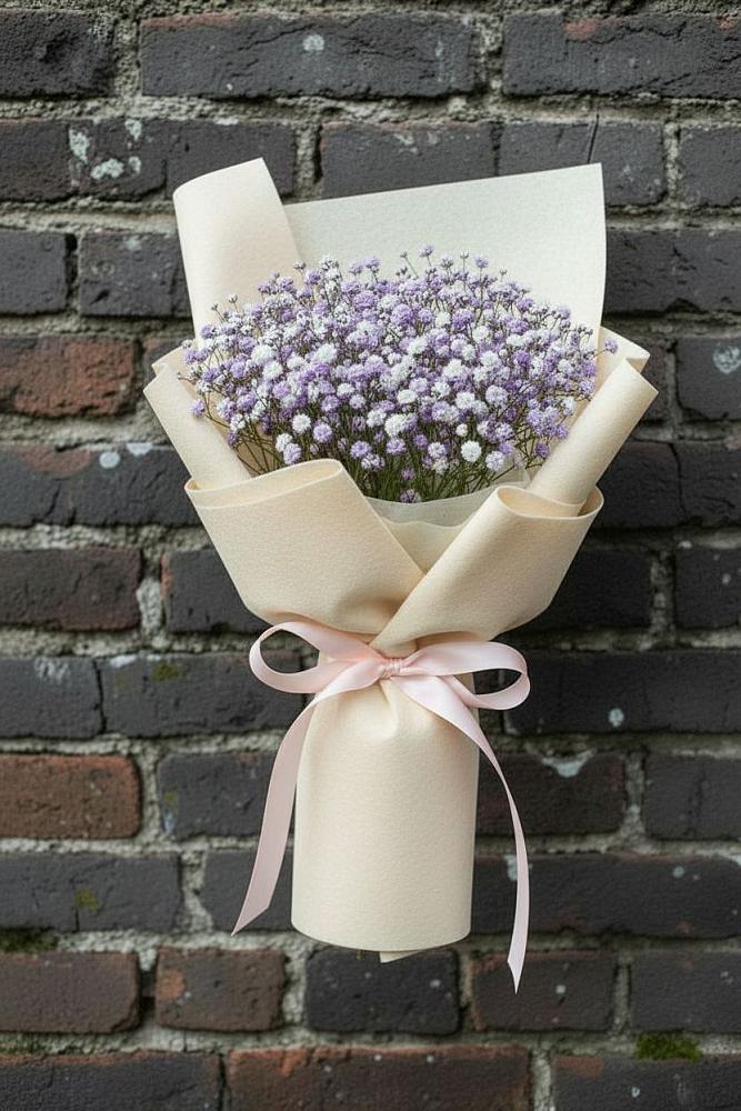 Букет цветов из: Гипсофила в Посёлок Раменской Агрохимстанции