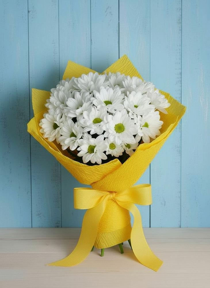 Букет цветов из: Хризантемы в Посёлок Раменской Агрохимстанции
