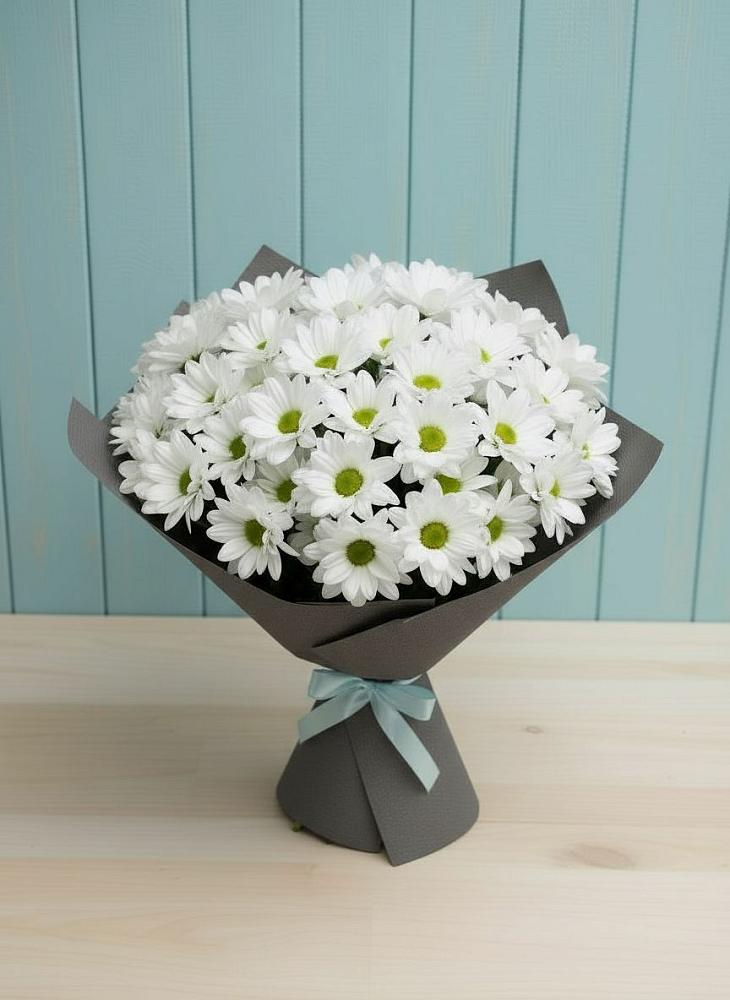 Букет цветов из: Хризантемы в Посёлок Раменской Агрохимстанции