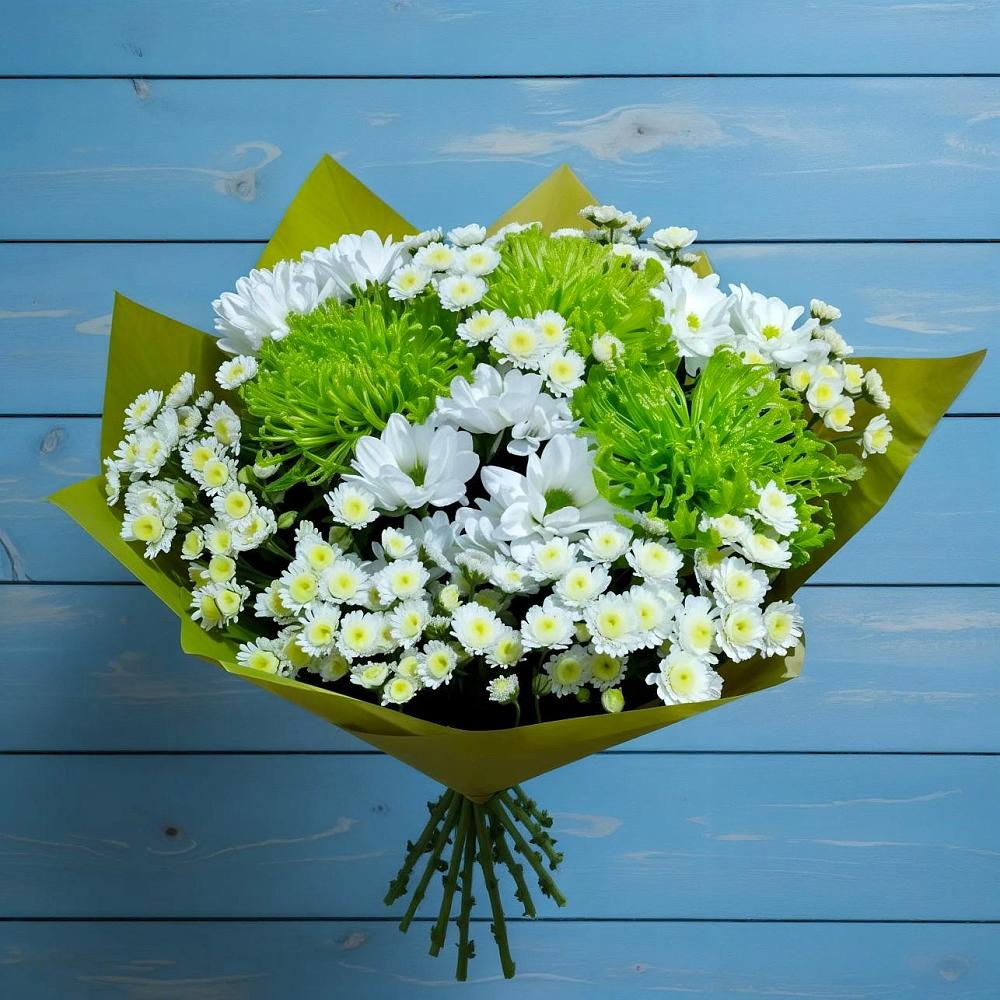Букет цветов из: Хризантемы в Посёлок Раменской Агрохимстанции