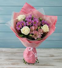 Букет цветов из:  Герберы в Посёлок Раменской Агрохимстанции