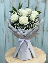 Букет цветов из:  Розы в Посёлок Раменской Агрохимстанции