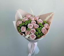 Букет цветов из:  Розы и Хризантемы в Посёлок Раменской Агрохимстанции