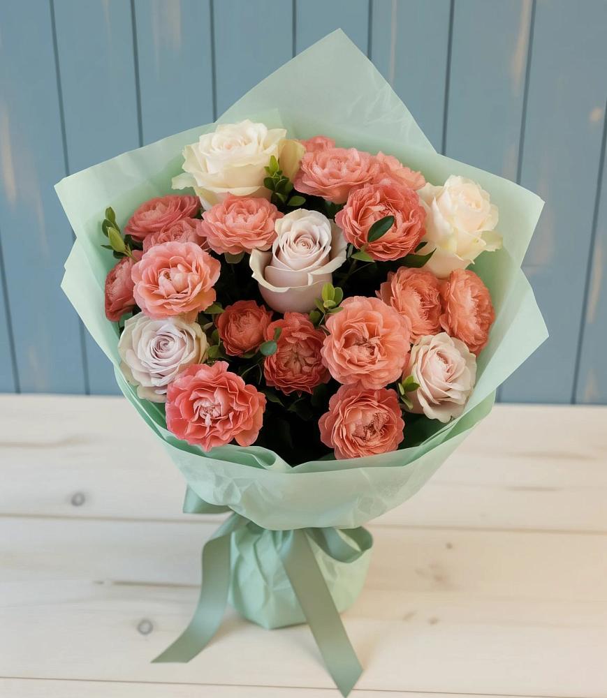 Букет цветов из: Розы в Посёлок Раменской Агрохимстанции