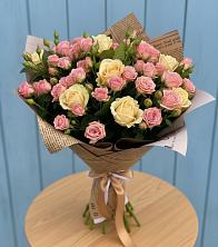 Букет цветов из:  Розы в Посёлок Раменской Агрохимстанции