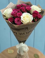Букет цветов из:  Розы в Посёлок Раменской Агрохимстанции