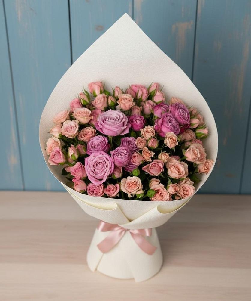 Букет цветов из: Розы в Посёлок Раменской Агрохимстанции