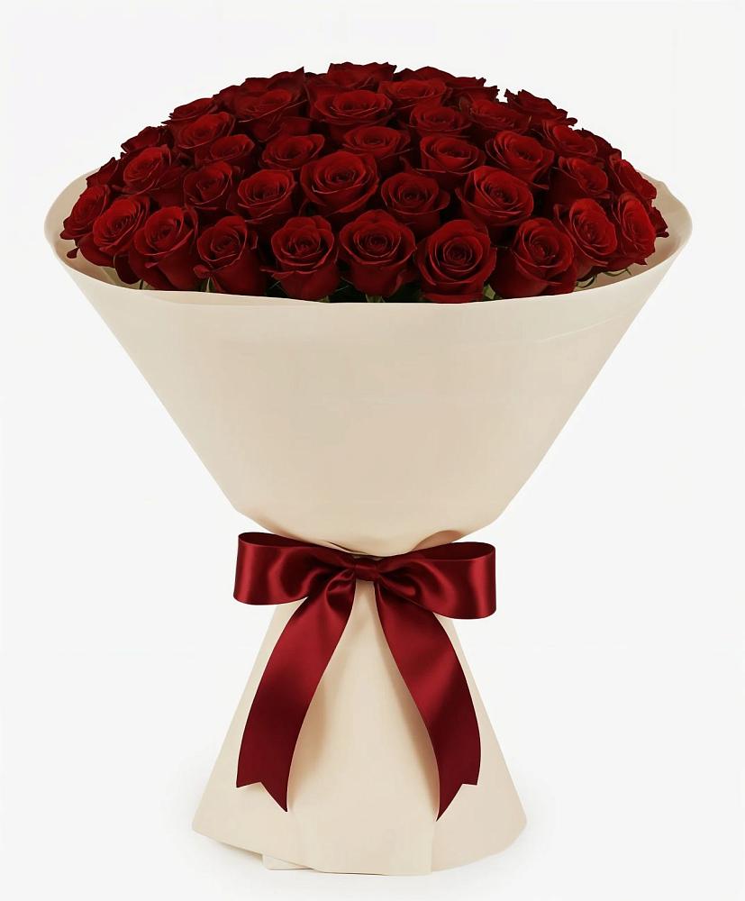 Букет 101 Бордовая роза Блэк Бакарра в Посёлок Раменской Агрохимстанции