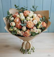 Букет цветов из:  Альстромерии и Розы #REPLACE_PRED# Посёлок Раменской Агрохимстанции